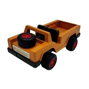 Fisher-Price Vintage 1975 Adventure People Safari Jeep Truck Yellow Made In USA